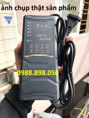 sạc xe điện 48v 20ah cho xe dùng 4 bình acquy, sạc tự ngắt, có quạt