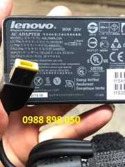 SẠC MÁY TÍNH LAPTOP LENOVO 20V 4.5A CHÂN VUÔNG USB BẢN GỐC