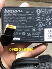 sạc máy tính 20V 4.5A 90W LENOVO ADLX90NCC2A For Lenovo ThinkPad X1 Carbon Connector Size USB SQUARE TIP