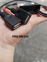 Thiết bị hạ điện acquy 12v sang 5v usb sạc điện thoại