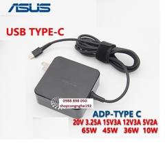 củ sạc asus usb type c 65w chính hãng