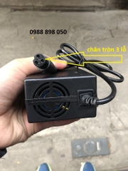 Sạc xe điện dùng pin lithium 48v 2a chân tròn 3 lỗ