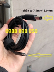 cáp sạc chuyển type-c to dell chân to 7.4*5.0mm loại tốt