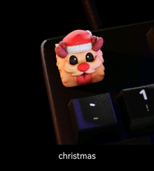 Keycap Poro christmas | BKsmart | League of Legends | LoL | Keycap Bàn phím cơ | Liên Minh Huyền Thoại