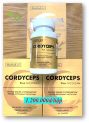 CORDYCEPS Plus FUCOIDAN  - Hỗ trợ điều trị ung thư (mẫu mới 2024)