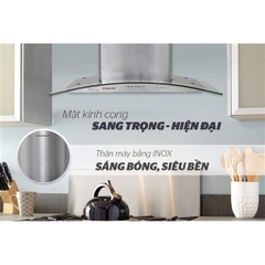 Máy hút mùi kính cong SUNHOUSE SHB6629-70C - Hàng mới 100%