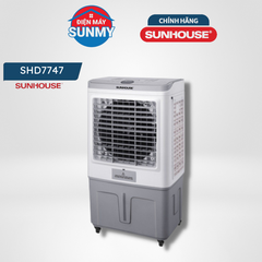 Quạt điều hòa điện tử Sunhouse SHD7747 dung tích 45 lít, công suất 170W - Bảo hành chính hãng toàn quốc