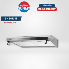 Hút mùi kính thẳng Sunhouse SHB6118I inox cao cấp - Freeship toàn quốc