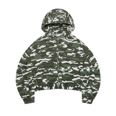 DSW Obscure Cloak Hooded Jacket - Camo xanh