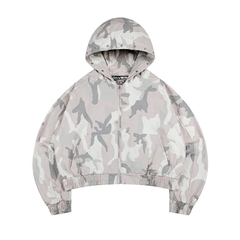 DSW Obscure Cloak Hooded Jacket - Camo trắng