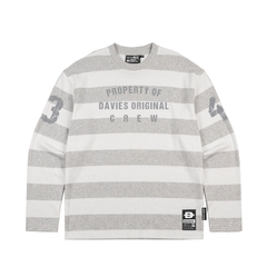 DSW Striped Rib Long Sleeve Tee