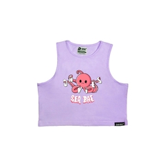 DSS Croptop Sea Bae-Violet