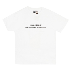 DVSL Tee Eat Me Drink Me - WHITE