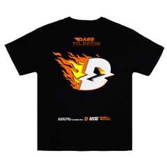 DSW Tee Logo Fire-Black