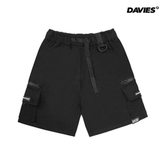 quần short nam đẹp màu đen local brand Davies