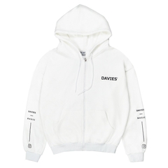 DSS Hoodie Zipper-White