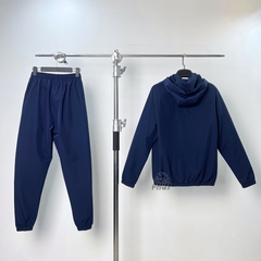 BỘ KHOÁC GIÓ MŨ PSG XANH THAN