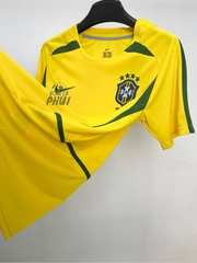ÁO RETRO BRAZIL VÀNG 2002