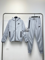 BỘ KHOÁC NIKE TECH XÁM