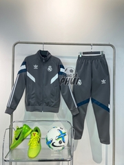 BỘ KHOÁC REAL XÁM 2024