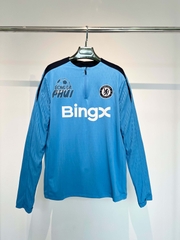 ÁO TẬP DÀI CHELSEA XANH 2024