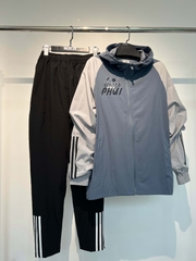 BỘ KHOÁC GIÓ DAS XÁM