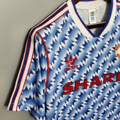 ÁO RETRO MU XANH 1990