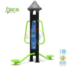 Máy tập xoay eo đôi 2 trụ ls13