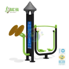 Máy tập tay vai kết hợp đi bộ trên không 2 trụ ls10