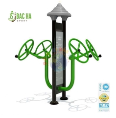 Máy tập tay vai đôi 2 trụ ls03