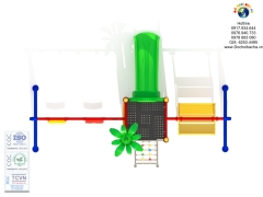 Nhà khối liên hoàn cầu trượt A260