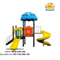 Cầu trượt liên hoàn 2 khối A150