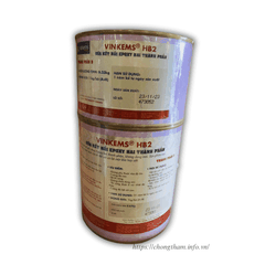 Vinkems HB2: chất kết dính bê tông cũ-mới, gốc epoxy, 2 thành phần