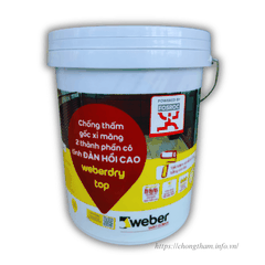 Weberdry Top: Chống thấm hai thành phần đàn hồi