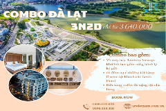 COMBO ĐÀ LẠT VÉ MÁY BAY + KHÁCH SẠN 3N2D TẠI LEN'S HOTEL