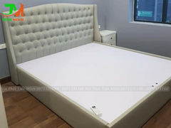 Giường sofa nỉ 1m6