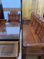 Thanh Lý Bộ Bàn Ghế Tai Voi Gỗ Hương Vàng