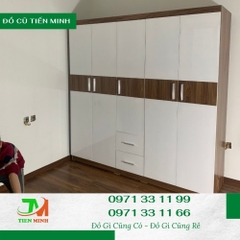 Giường tủ gỗ min thanh lý