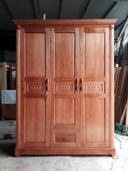 Thanh lý tủ quần áo gỗ xoan đào tại Đồ Cũ Tiến Minh