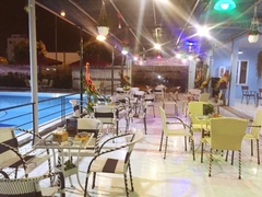 Bàn ghế cafe mây nhựa