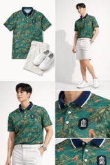 Áo MACAW ct hoa lá