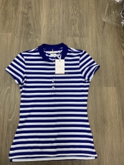 Áo Polo Tommy Nữ Ct kẻ WW0WW27151