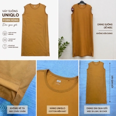 Váy xuông uniqlo cộc tay