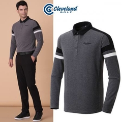 Áo Nỉ Polo Dài tay Cleveland Golf Nam CGKMTS117