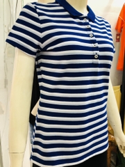 Áo Polo Tommy Nữ Ct kẻ WW0WW27151
