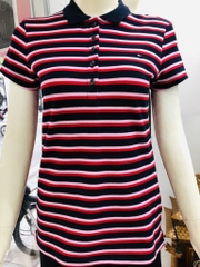 Áo Polo Tommy Nữ Ct kẻ WW0WW27151