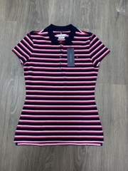 Áo Polo Tommy Nữ Ct kẻ WW0WW27151