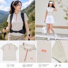 Áo K2 1/4zip Nữ KWM22246