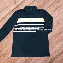 Áo Polo Golf Lynx Dài tay Nam Kẻ Ngang