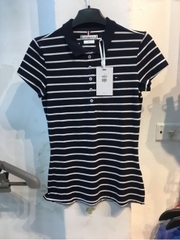 Áo Polo Tommy Nữ Ct kẻ WW0WW27151